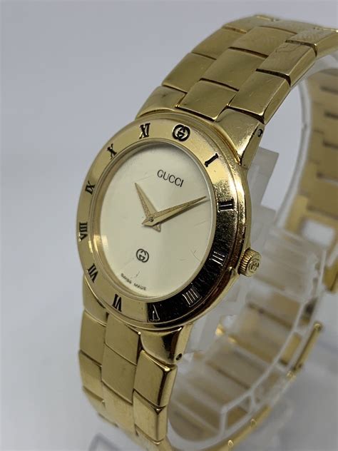 gucci ladies watch gold|vintage gold Gucci watch ladies.